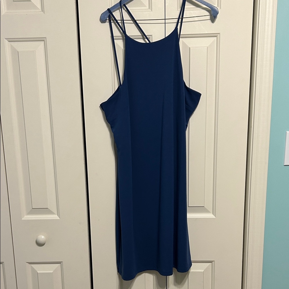Banana Republic Elegant Blue Sleeveless Dress